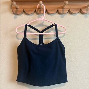 Beyond Yoga Deep Navy Double-Strap Tank